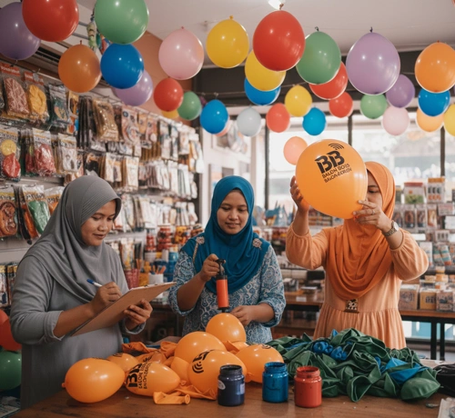 quality control balon sablon sebelum pengiriman ke bekasi