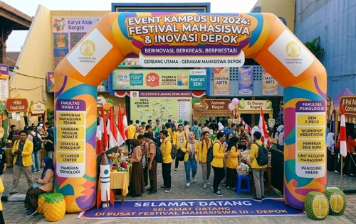 balon ngate big boss balon di event kampus depok